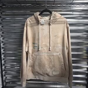 Nike Dri-FIT Standard Issue Basketball Hoodie Men's XL Beige Sweater DV0013-219